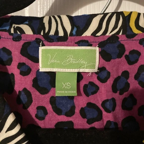 Vera Bradley African Violet Floral 2 Piece Pajamas - Loungewear In XS NWOT - Picture 5 of 15